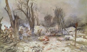 Offensiven vid Saint-Pierre-Aigle, juli 1918 av Francois Flameng