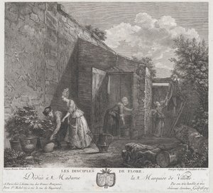 Florans lärjungar, 1778. av Francois Godefroy