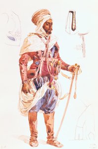 Spahi med sitt svärd, ca 1854