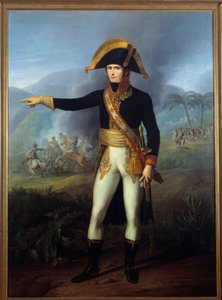 Porträtt vid foten av general Charles Leclerc (1772-1802) Målning av Francois Joseph Kinson (1771-1839) Malmaison från 1800-talet, musee du chateau