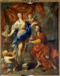 Pygmalion ser sin animerade staty Målning av Francois Le Moyne (1688-1737). 1729. Dim 2,12 x 1,68 m Tours, Musee des Beaux Arts