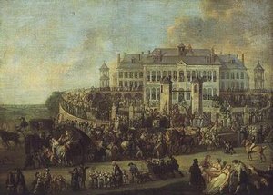Festen på Broquelet av Francois Louis Joseph Watteau