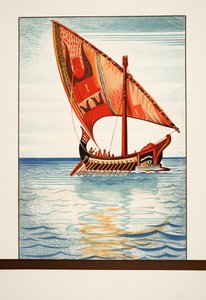 Argonauter, från Prometheus Enchained by Aeschylus, pub. 1941 (stenciltryck)