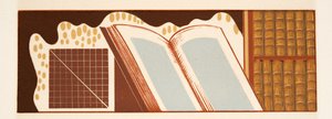Grafisk illustration från Prometheus Enchained av Aeschylus, pub. 1941 (stenciltryck) av Francois Louis Schmied