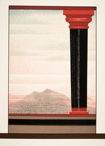 Illustration från Prometheus kedjad av Aeschylus, pub. 1941 (stenciltryck) av Francois Louis Schmied