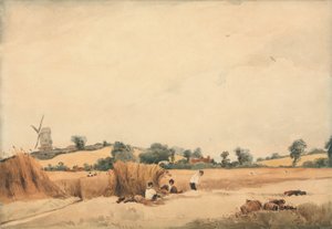 Skörd av Francois Louis Thomas Francia