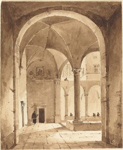 Ett kloster av Francois Marius Granet