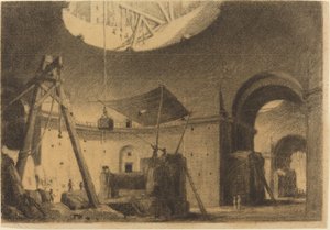Reparera en dome av Francois Marius Granet
