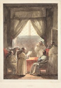 Munkarna av Francois Marius Granet