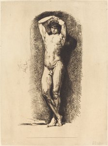 Manlig akademi av Francois Nicolas Chifflart