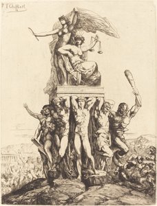 Rättvisans och sanningens triumf av Francois Nicolas Chifflart