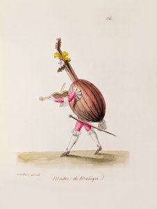 Musikmästaren, c.1780 av Francois Nicolas Martinet