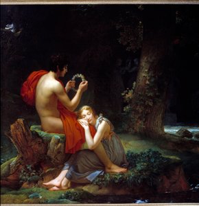 Daphnis och Chloe. Målning av Francois Gerard (1770-1837)