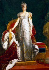 Porträtt av Marie Louise, kejsarinna av Frankrike, av Baron Francois Gerard, målning av Baron François Pascal Simon Gérard
