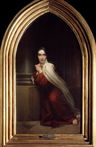 Representation av Saint Therese Målning av Francois Gerard (1770-1837) 1800-talets Paris, Institut catholique