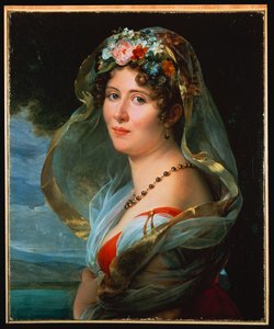 Porträtt av Constance Ossolinska Lubienska av Francois Pascal Simon Gerard