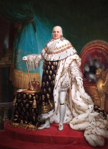 Porträtt av kung Ludvig XVIII av Frankrike, 1824