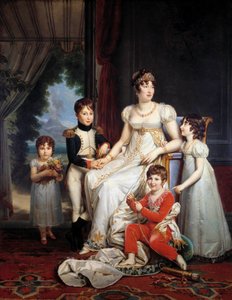 Porträtt av Marie-Annonciade sa Caroline Bonaparte av Francois Pascal Simon Gerard