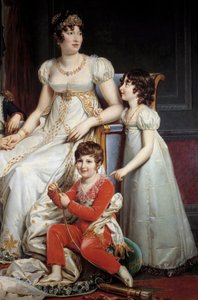 Porträtt av Marie-Annonciade känd som Caroline Bonaparte av Francois Pascal Simon Gerard