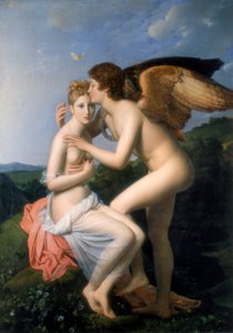 Psyche tar emot Amors första kyss, 1798