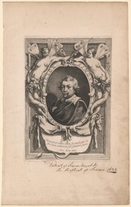 Porträtt av Simon Vouet av Francois Perrier