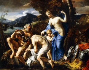 Aeneas förgudelse, 1642-1645