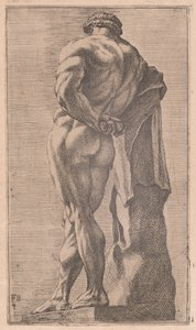 Farnese Hercules, sedd bakifrån [skylt 4] av Francois Perrier