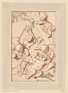 Amors i vila efter jakten av Francois Philippe Charpentier