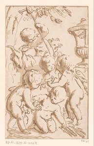 Bacchanal of Amors av Francois Philippe Charpentier