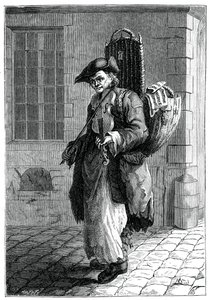 Resande musiker, 1885. av Francois Robert Ingouf