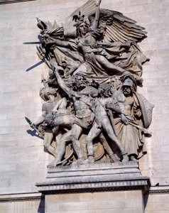 Marseillaise från Triumfbågen i Paris. Skulptur av Francois Rude (1784 - 1855)