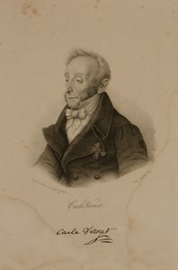 Antoine Charles Horace Vernet, känd som Carle Vernet (1758-1836) av Francois Seraphin Delpech