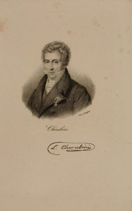 Luigi Cherubini (1760-1842) av Francois Seraphin Delpech