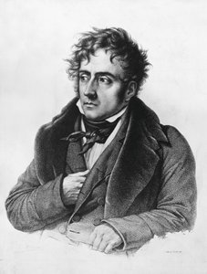 Porträtt av Francois-Rene, vicomte de Chateaubriand (1768-1848), fransk författare, politiker, diplomat och historiker