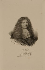 Porträtt av Jean Baptiste Colbert (1619-83) av Francois Seraphin Delpech