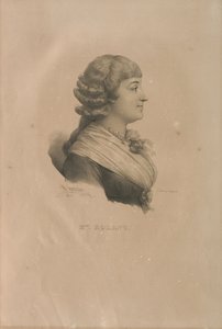 Porträtt av Madame Roland 1754-1793, 1825. av Francois Seraphin Delpech