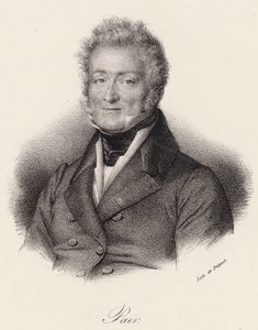 Porträtt av kompositören Ferdinando Paer 1771-1839, 1830.