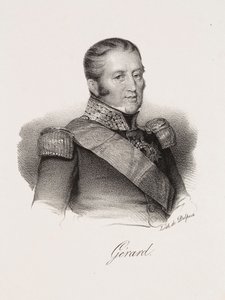 Porträtt av Étienne Maurice Gérard av Francois Seraphin Delpech