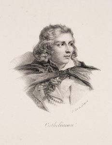 Porträtt av Jacques Cathelineau av Francois Seraphin Delpech