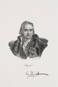 Porträtt av Jean Antoine Chaptal av Francois Seraphin Delpech