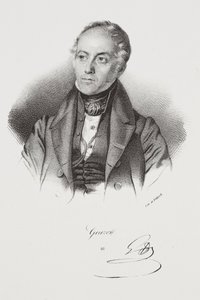 Porträtt av politikern François Pierre Guillaume Guizot av Francois Seraphin Delpech