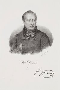 Porträtt av målaren François Gérard av Francois Seraphin Delpech