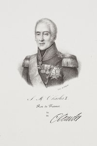 Porträtt av kung Karl X av Francois Seraphin Delpech