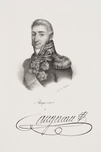 Porträtt av marskalk Charles Pierre François Augereau av Francois Seraphin Delpech