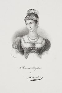 Porträtt av prinsessan Pauline Borghese (Marie Paulette Bonaparte) av Francois Seraphin Delpech