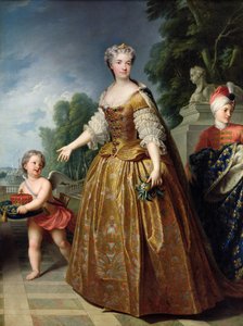 Porträtt av Marie Leczinska (1703-68) efter 1725
