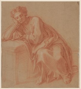 Studie av en vilande man av Francois Verdier