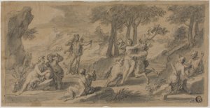 Centauren Nessus flygning med Dejanina av Francois Verdier