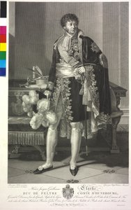 Hertigen av Feltre Clarke (etsning) av Francois Xavier Fabre
