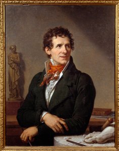 Porträtt av skulptören Antonio Canova (1757-1822) Målning av Xavier Fabre (1766-1837) 1812 Dim. 0,91x0,7 m Montpellier, musee Fabre - Porträtt av den italienske skulptören Antonio Canova (1757-1822). Målning av Francois Xavier Fabre (1766-1837)